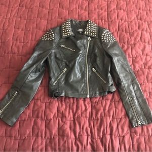 ISO Studded Leather Jacket